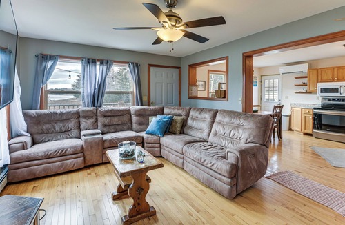 DownEast and Acadia Maine House | 9-Acre Riverfront Home in Milbridge w/Deck & Yard
