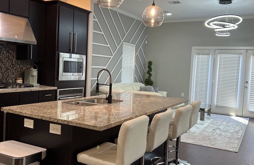 Montrose Villa | Downtown skyline villa close to convention center, nrg stadium and Toyota center