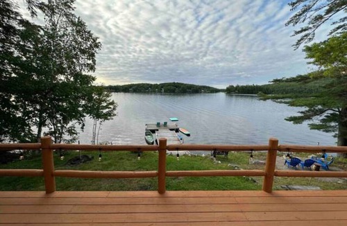 Orrington Cabin | Lakefront Cottage w/Private Dock+60 mins to Acadia National Park