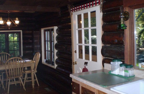 Marmot Cabin | Log cabin, private, hottub, sauna, spa, gardens, featured in national magazine.