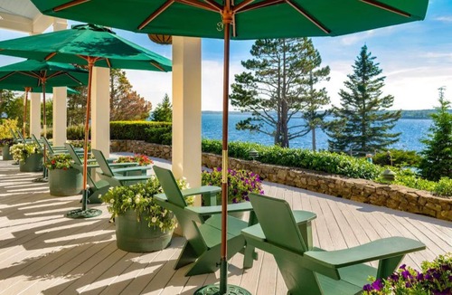 Boothbay Harbor Cabin | Oceanview Lodge | Fireplace + Private Porch