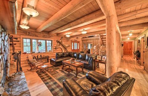 Troy Villa | Waterfront Log Home w/95 Acres on Yaak River