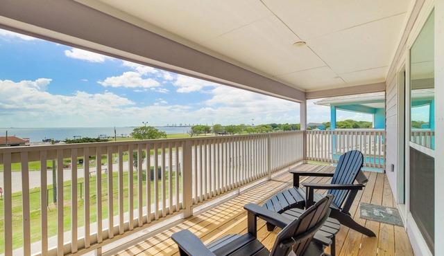 Bay-view La Porte Home Rental: Steps to Beach!